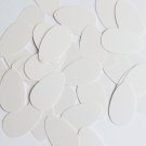 Pear Drop Sequin 1.25" Cream Vanilla Opaque Satin Pearl Loose Couture Paillettes
