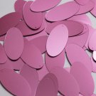 Oval Sequin 1.5" Orchid Pink Purple Matte Satin Metallic Loose Couture Paillette