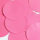 Round Sequin Paillettes 70mm No Hole Bubblegum Pink Opaque Vinyl Loose Paillette
