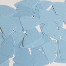 Fishscale Fin Sequin 1.5" Light Blue Opaque Satin Pearl Loose Couture Paillettes