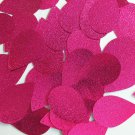 Teardrop Sequin 1.5" Magenta Pink Metallic Embossed Texture Couture Paillettes