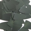 Fishscale Fin Sequin 1.5" Dark Forest Green Matte Satin Metallic Loose Paillette