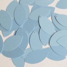 Navette Leaf Sequin 1.5" Light Blue Opaque Satin Pearl Loose Couture Paillettes