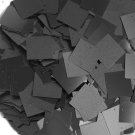 25mm Square Sequins Black Matte Texture Loose Paillettes