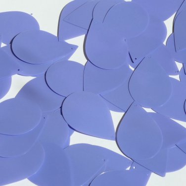 Teardrop Sequin 1.5" Lavender Opaque Glossy High Shine Loose Couture Paillettes