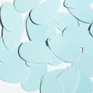 Pear Drop Sequin 1.25" Baby Blue Opaque Satin Pearl Loose Couture Paillettes