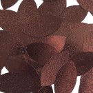 Teardrop Sequin 1.5" Bronze Brown Metallic Embossed Texture Couture Paillettes
