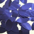 Navette Leaf Sequin 1.5" Royal Purple Blue Metallic Loose Couture Paillettes