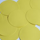 Round Sequin 60mm Butter Yellow Opaque Vinyl Loose Couture Paillettes