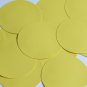 Round Sequin 60mm Butter Yellow Opaque Vinyl Loose Couture Paillettes
