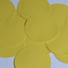 Round Sequin 70mm Butter Yellow Opaque Vinyl Loose Couture Paillettes