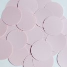 Round Sequin 40mm Pale Pink Opaque Satin Pearl Loose Couture Paillettes