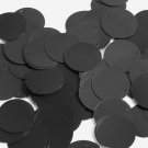 Round Sequin 24mm Black Matte Satin Metallic Loose Couture Paillettes