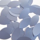 Navette Leaf Sequin 1.5" Dark Periwinkle Blue Matte Satin Metallic Paillettes