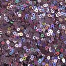 3mm Round Flat Sequins Lavender Lazersheen Rainbow Reflective Made in USA