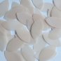 Navette Leaf Sequin 1.5" Nude Beige Transparent Glossy Matte Reversible Pailette