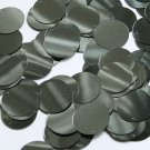 Round Sequin 24mm (1") Dark Gray Olive Metallic Loose Couture Paillettes