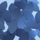 Navette Leaf Sequin 1.5" Royal Purple Matte Satin Metallic Couture Paillettes