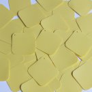 Square Diamond Sequin 1.5" Butter Yellow Opaque Vinyl Loose Couture Paillettes