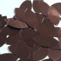 Navette Leaf Sequin 1.5" Dark Bronze Brown Metallic Loose Couture Paillettes