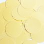 Round Sequin 40mm Custard Yellow Opaque Satin Pearl Loose Couture Paillettes