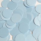 Round Sequin 24mm Light Blue Opaque Satin Pearl Loose Couture Paillettes