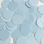 Round Sequin 24mm Light Blue Opaque Satin Pearl Loose Couture Paillettes