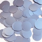 Round Sequin 24mm Dark Periwinkle Blue Matte Satin Metallic Couture Paillettes