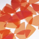 Fishscale Fin Sequin 1.5" Orange Melon See-Thru Glossy Matte Reversible Pailette