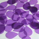 Teardrop Sequin 1.5" Amethyst Purple Transparent Glossy See-Thru Loose Paillette