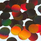 Round Sequin 24mm Bronze Brown Lazersheen Reflective Metallic Couture Paillettes