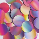 Round Sequin 30mm Pink Lazersheen Reflective Metallic Loose Couture Paillettes