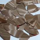 Fishscale Fin Sequin 1.5" Rose Gold Metallic Loose Couture Paillettes