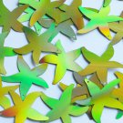 Starfish Sequin 1.5" Lime Green Lazersheen Reflective Metallic Couture Paillette