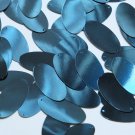 Oval Sequin 1.5" Sapphire Blue Metallic Loose Couture Paillettes