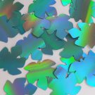 Fig Leaf Sequin 1.5" Aqua Blue Lazersheen Reflective Metallic Couture Paillettes