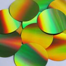 Round Sequin 60mm Lime Green Lazersheen Reflective Metallic Couture Paillettes