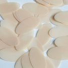 Oval Sequin 1.5" Beige Nude Cream Transparent Glossy Matte Reversible Paillettes