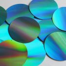Round Sequin 70mm Aqua Blue Lazersheen Reflective Metallic Couture Paillettes