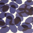 Facet Gem Oval Sequin 1.25" Amethyst Purple Transparent Glossy Matte Reversible