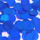 Round Sequin 20mm Blue Lazersheen Reflective Metallic Loose Couture Paillettes