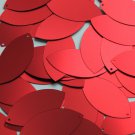 Navette Leaf Sequin 1.5" Red Matte Satin Metallic Loose Couture Paillettes