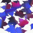 Maple Leaf Sequin 1.25" Deep Purple Lazersheen Reflective Metallic Paillettes