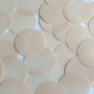 Round Sequin 40mm Beige Nude Cream Transparent Glossy Matte Reversible Pailette