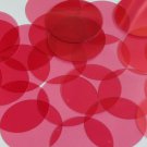 Round Sequin 24mm Rose Pink Transparent Glossy See-Thru Loose Couture Paillettes