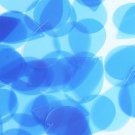 Teardrop Sequin 1.5" Light Blue Transparent Glossy and Matte Reversible Pailette