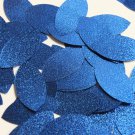 Navette Leaf Sequin 1.5" Royal Blue Metallic Embossed Texture Couture Paillettes