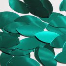 Navette Leaf Sequin 1.5" Emerald Green Metallic Loose Couture Paillettes
