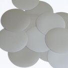Round Sequin 70mm Silver Gray Metallic Opaque Vinyl Loose Couture Paillettes