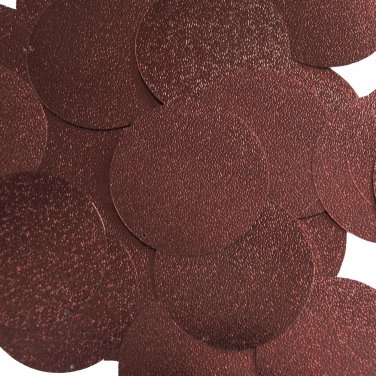 Round Sequin 40mm Bronze Brown Metallic Embossed Texture Loose Couture Paillette